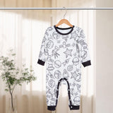 Infants Button Jumpsuit Baby Romper for Thanksgiving Day Homewear Daily Wear 1 to 3 Months