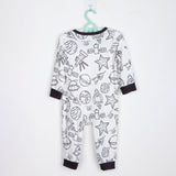 Infants Button Jumpsuit Baby Romper for Thanksgiving Day Homewear Daily Wear 3 to 6 Months