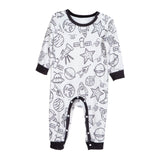 Infants Button Jumpsuit Baby Romper for Thanksgiving Day Homewear Daily Wear 3 to 6 Months