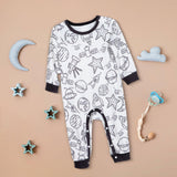 Infants Button Jumpsuit Baby Romper for Thanksgiving Day Homewear Daily Wear 3 to 6 Months