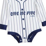 Baseball Jersey Baby Bodysuit Cartoon for Photography Props Party Daily Wear 1 to 3M