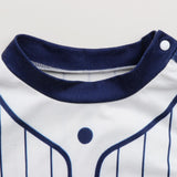 Baseball Jersey Baby Bodysuit Cartoon for Photography Props Party Daily Wear 1 to 3M