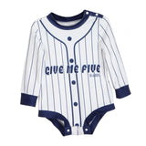 Baseball Jersey Baby Bodysuit Cartoon for Photography Props Party Daily Wear 3 to 6M