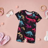 Maxbell Newborn Infant Baby Summer Short Sleeve Romper Crawl Coveralls for Home Party 1 to 3 Month