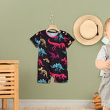 Maxbell Newborn Infant Baby Summer Short Sleeve Romper Crawl Coveralls for Home Party 1 to 3 Month