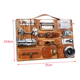 Maxbell Montessori Busy Board Educational Toys for Age 3 4 5 6 Years Kids Boys Girls