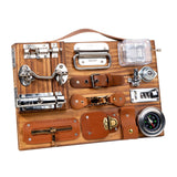 Maxbell Montessori Busy Board Educational Toys for Age 3 4 5 6 Years Kids Boys Girls