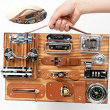 Maxbell Montessori Busy Board Educational Toys for Age 3 4 5 6 Years Kids Boys Girls