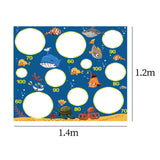 Maxbell Kids Tossing Games Net Sandbag Trainer Throwing Net for Family Boys and Girls Blue Sea Animal