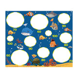 Maxbell Kids Tossing Games Net Sandbag Trainer Throwing Net for Family Boys and Girls Blue Sea Animal