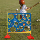 Maxbell Kids Tossing Games Net Sandbag Trainer Throwing Net for Family Boys and Girls Blue Sea Animal