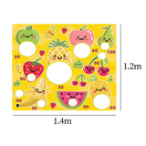 Maxbell Kids Tossing Games Net Sandbag Trainer Throwing Net for Family Boys and Girls Fruit