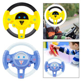 Children Steering Wheel Toy for Boys and Girls Ages 2 3 4 Years Preschoolers Yellow