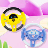 Children Steering Wheel Toy for Boys and Girls Ages 2 3 4 Years Preschoolers Yellow