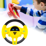 Children Steering Wheel Toy for Boys and Girls Ages 2 3 4 Years Preschoolers Yellow