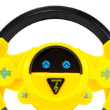 Children Steering Wheel Toy for Boys and Girls Ages 2 3 4 Years Preschoolers Yellow