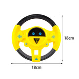 Children Steering Wheel Toy for Boys and Girls Ages 2 3 4 Years Preschoolers Yellow