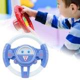 Children Steering Wheel Toy for Boys and Girls Ages 2 3 4 Years Preschoolers Blue