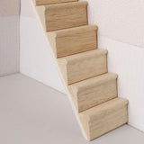 Maxbell 1:12 Scale Miniature Stairs Doll House Furnishings for Micro Landscape Decor