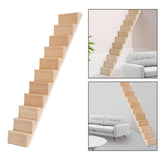 Maxbell 1:12 Scale Miniature Stairs Doll House Furnishings for Micro Landscape Decor
