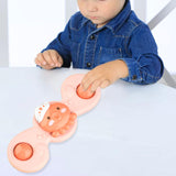 Suction Cup Toy Fidget Sensory Toys for Travelling Baby Dining Table Bathing