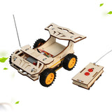 DIY Mini Remote Control Car Toy Handmade Physical Experiment for Gift School