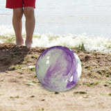 Maxbell PVC Beach Ball Colorful Party Accessory Kids Play Toys for Home Beach Summer Violet