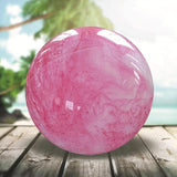 Maxbell PVC Beach Ball Colorful Party Accessory Kids Play Toys for Home Beach Summer Pink