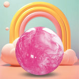 Maxbell PVC Beach Ball Colorful Party Accessory Kids Play Toys for Home Beach Summer Pink