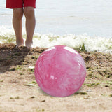 Maxbell PVC Beach Ball Colorful Party Accessory Kids Play Toys for Home Beach Summer Pink