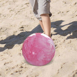 Maxbell PVC Beach Ball Colorful Party Accessory Kids Play Toys for Home Beach Summer Pink