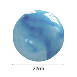 Maxbell PVC Beach Ball Colorful Party Accessory Kids Play Toys for Home Beach Summer blue