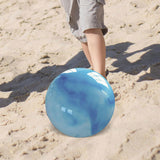 Maxbell PVC Beach Ball Colorful Party Accessory Kids Play Toys for Home Beach Summer blue