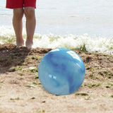 Maxbell PVC Beach Ball Colorful Party Accessory Kids Play Toys for Home Beach Summer blue