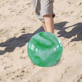 Maxbell PVC Beach Ball Colorful Party Accessory Kids Play Toys for Home Beach Summer green