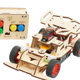 Maxbell RC Car Toy Wooden Science Kits Crafts Experiment Project for Gift Boys Girls
