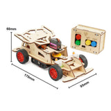 Maxbell RC Car Toy Wooden Science Kits Crafts Experiment Project for Gift Boys Girls