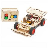 Maxbell RC Car Toy Wooden Science Kits Crafts Experiment Project for Gift Boys Girls