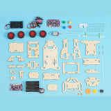 Maxbell RC Car Toy Wooden Science Kits Crafts Experiment Project for Gift Boys Girls