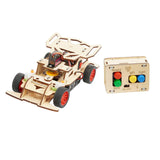 Maxbell RC Car Toy Wooden Science Kits Crafts Experiment Project for Gift Boys Girls