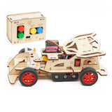 Maxbell RC Car Toy Wooden Science Kits Crafts Experiment Project for Gift Boys Girls