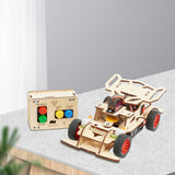 Maxbell RC Car Toy Wooden Science Kits Crafts Experiment Project for Gift Boys Girls