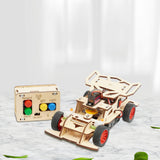 Maxbell RC Car Toy Wooden Science Kits Crafts Experiment Project for Gift Boys Girls