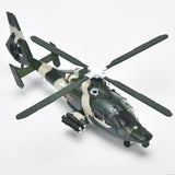 Maxbell 1:100 Z-9 Helicopter Model Retro Fighter Model for Office Bedroom TV Cabinet