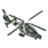 Maxbell 1:100 Z-9 Helicopter Model Retro Fighter Model for Office Bedroom TV Cabinet