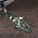 Maxbell 1:100 Z-9 Helicopter Model Retro Fighter Model for Office Bedroom TV Cabinet