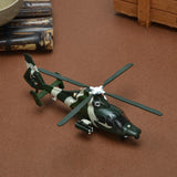 Maxbell 1:100 Z-9 Helicopter Model Retro Fighter Model for Office Bedroom TV Cabinet