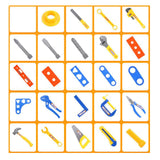 Maxbell 28 Pieces Kids Tool Set for Kids Boys Girl Ages 3+ Repair Tools Pretend Play