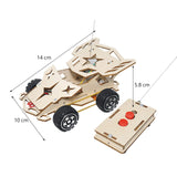 DIY Mini Remote Control Car Toy DIY Learning Toy for Children Boys and Girls