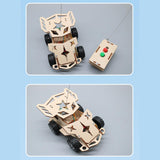 DIY Mini Remote Control Car Toy DIY Learning Toy for Children Boys and Girls